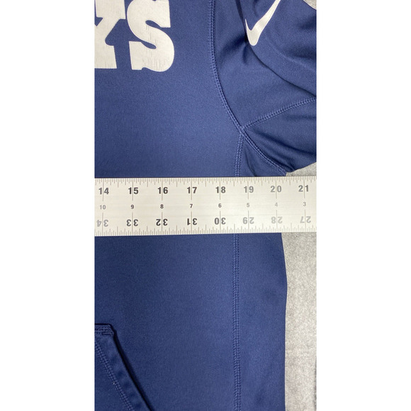 Nike Hoodie Mens Small Navy Cowboys Dallas Therma Fit Vintage - Picture 2 of 16